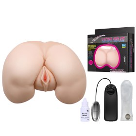 Realistična vagina i anus sa vibracijom BM 9023-10